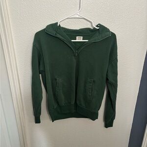 Cotton On Forest Green Zip-Up Sweatshirt